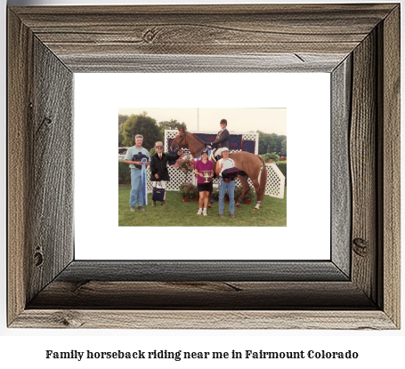 family horseback riding near me in Fairmount, Colorado